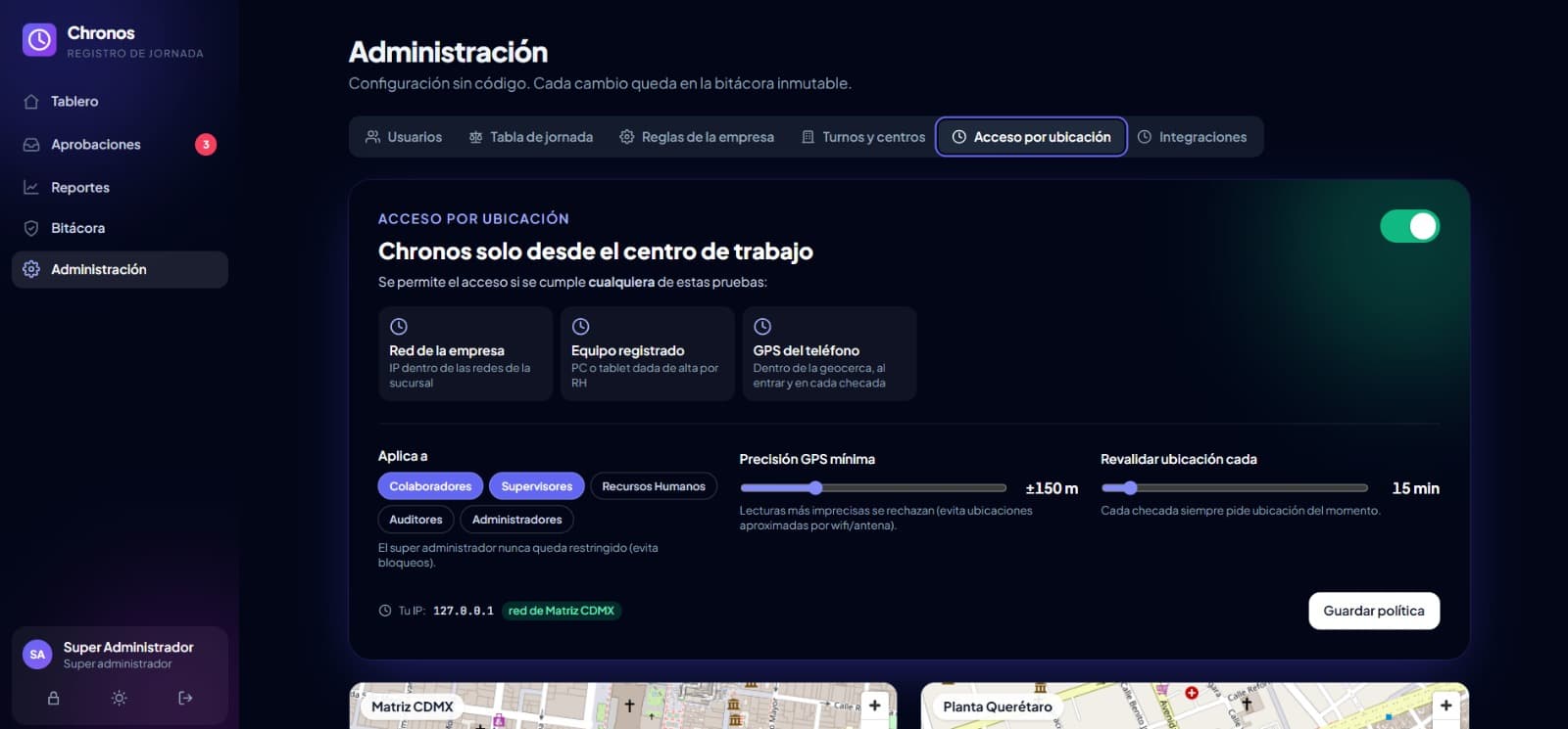 Plataforma para registro de horas para tu empresa de acuerdo a la LFT y STPS — imagen 10 de 13