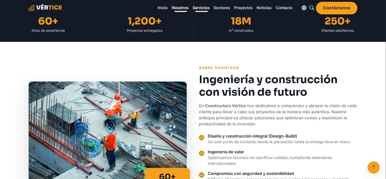 Página para atracción de clientes y posicionamiento — imagen 2 de 7