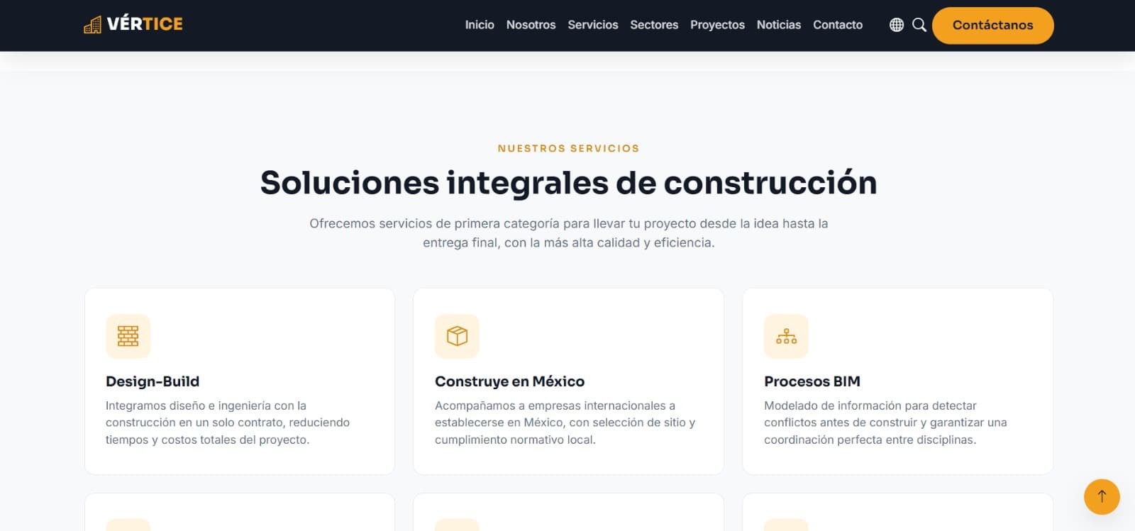 Página para atracción de clientes y posicionamiento — imagen 3 de 7