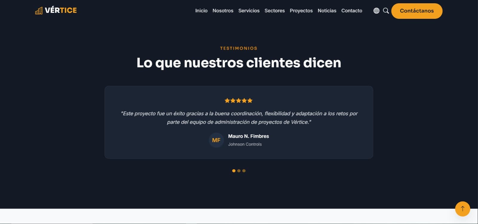 Página para atracción de clientes y posicionamiento — imagen 6 de 7