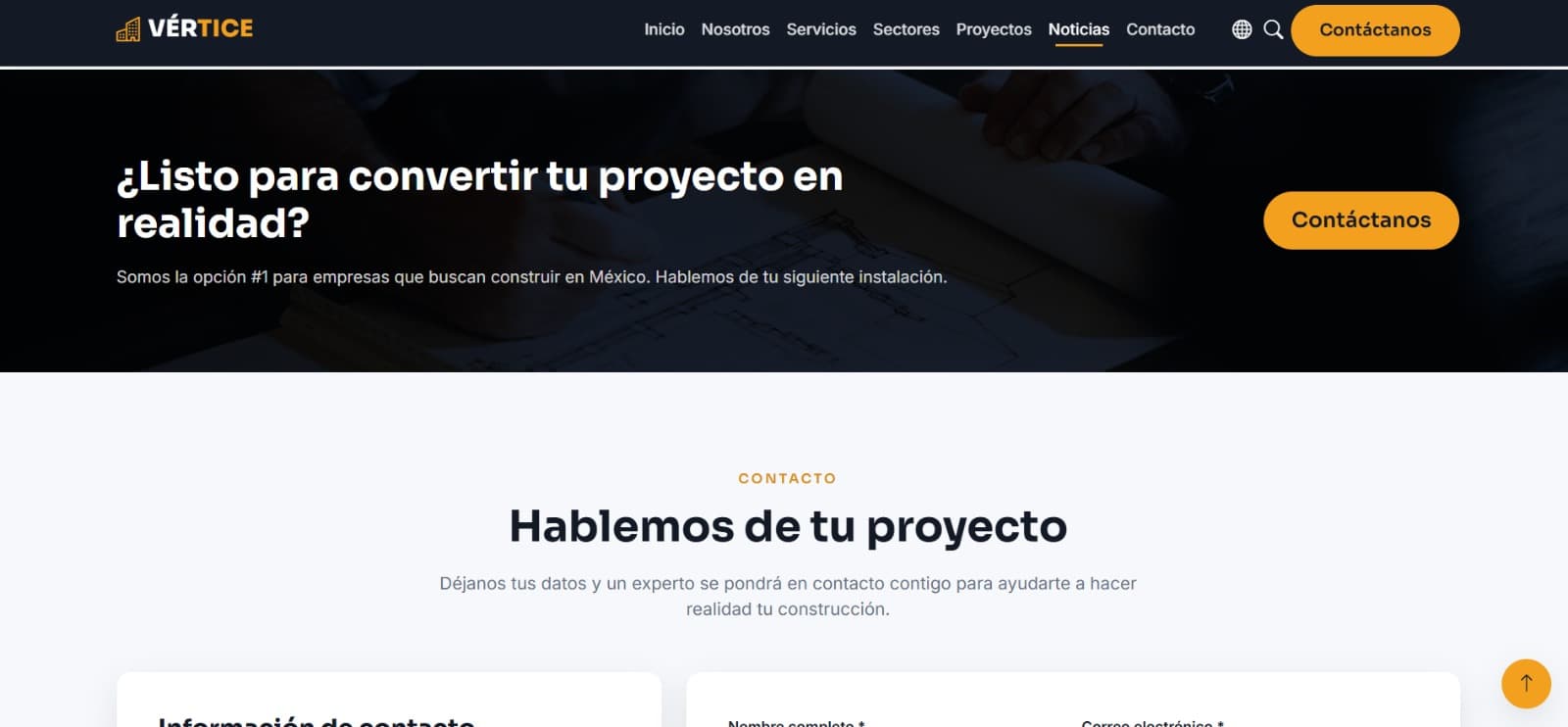 Página para atracción de clientes y posicionamiento — imagen 7 de 7