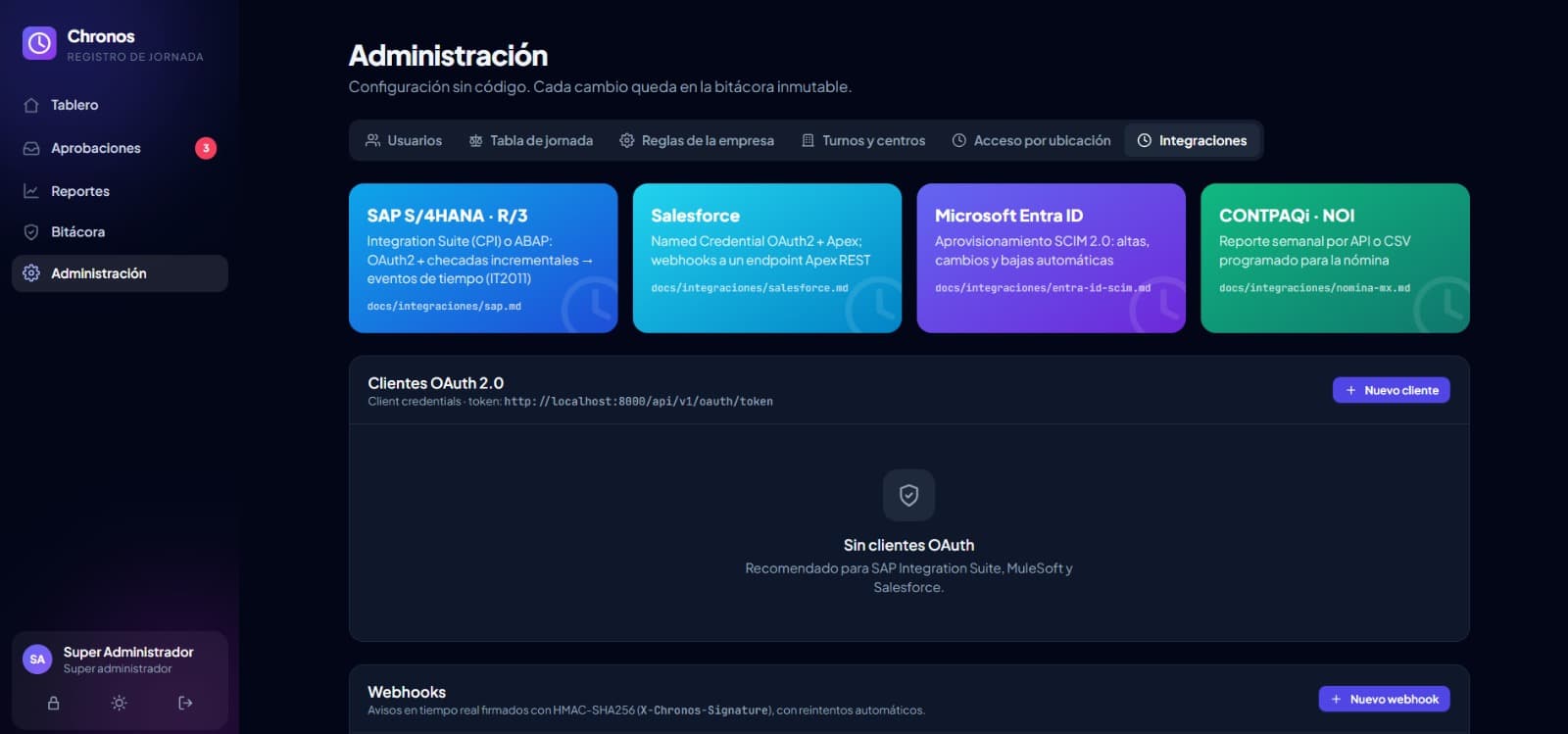 Plataforma para registro de horas para tu empresa de acuerdo a la LFT y STPS — imagen 11 de 13