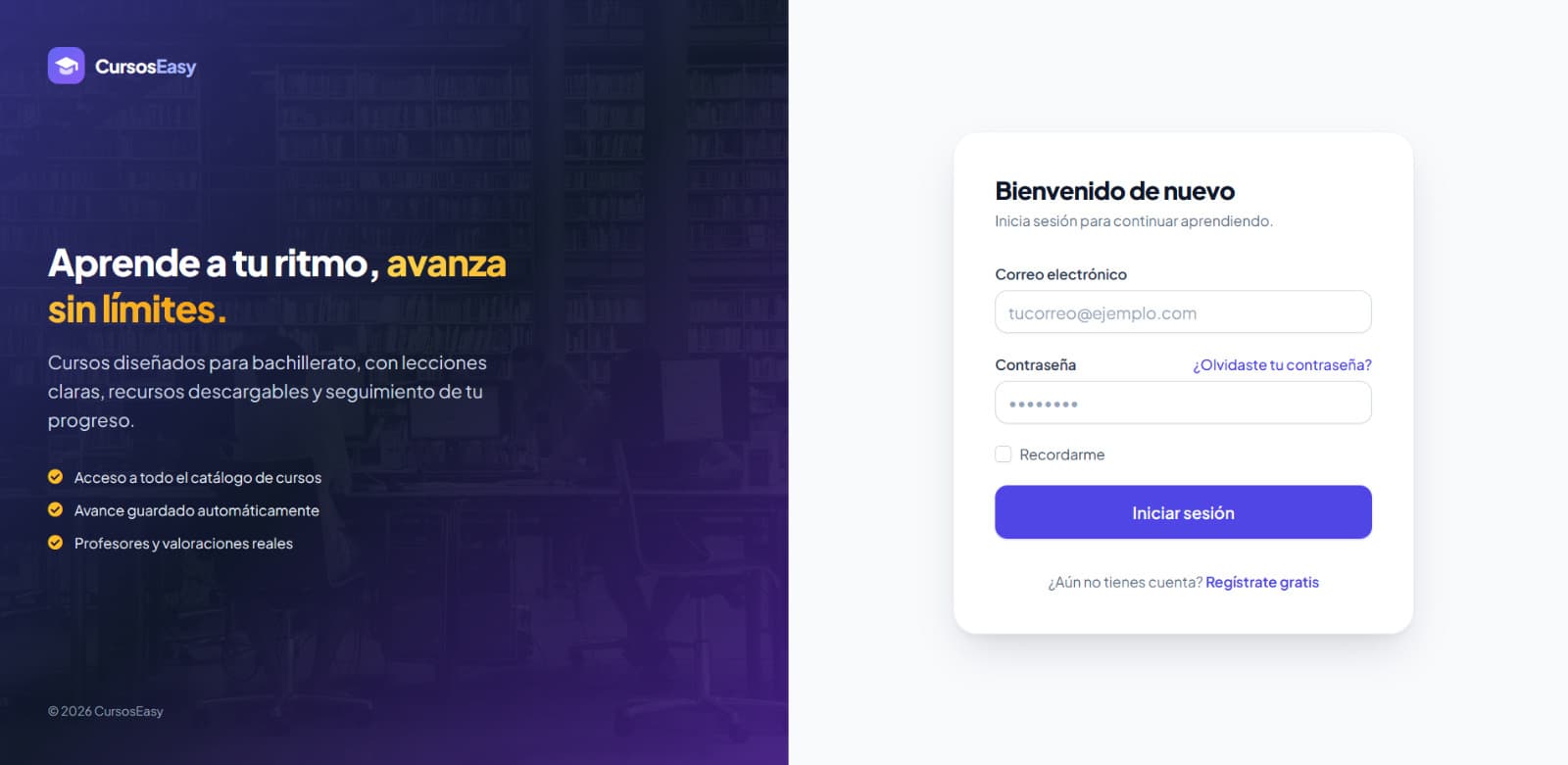 Plataforma de Cursos Online — imagen 6 de 8